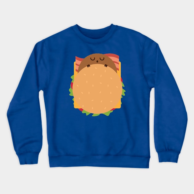 Burger Nap Crewneck Sweatshirt by El buen Gio